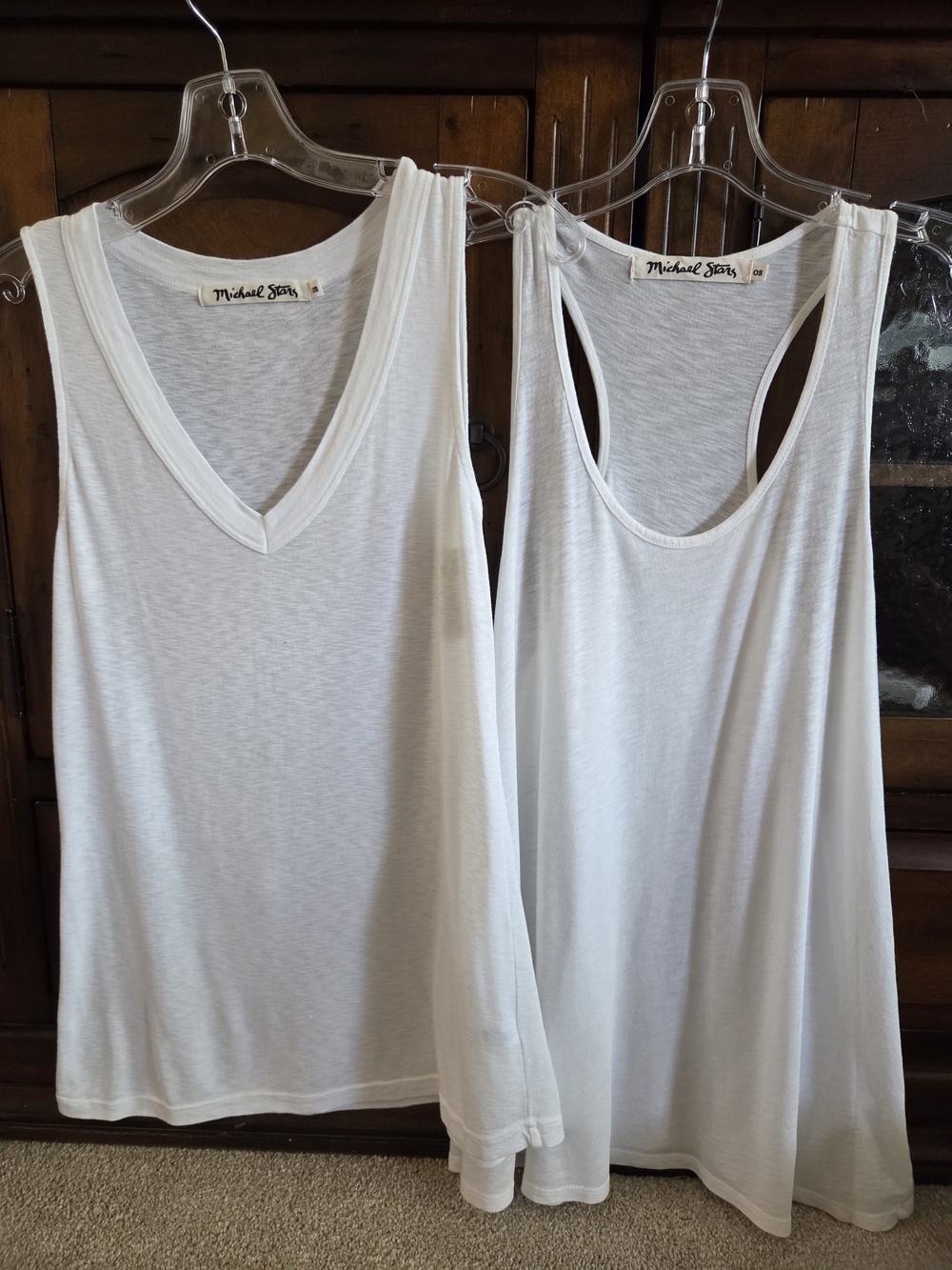 Michael Stars Women’s White Sleeveless Tank Top